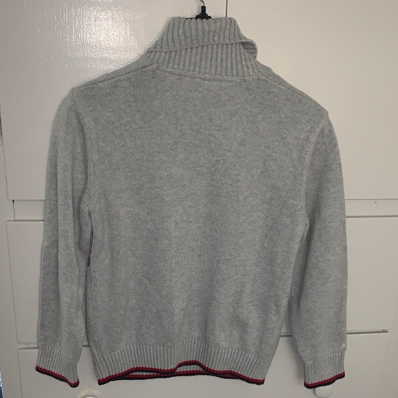 Gymboree Gray Turtleneck Sweater with Red Snowman Panel - Picture 4 of 4